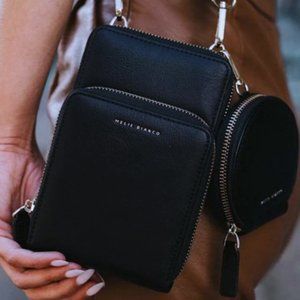 Melie Bianco Iris Black Crossbody